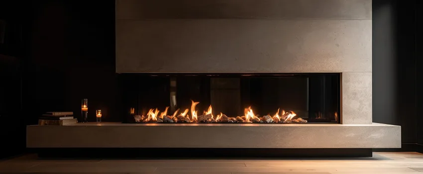 Gas Fireplace Ember Bed Design Services in South Farmingdale, New York