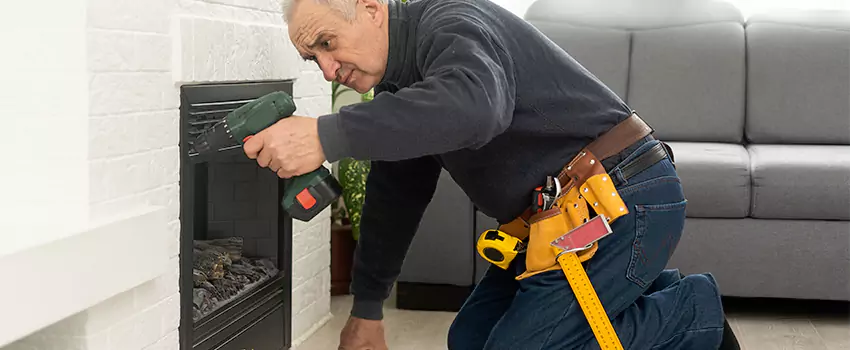 New Indoor Fireplace Installation in South Farmingdale, New York